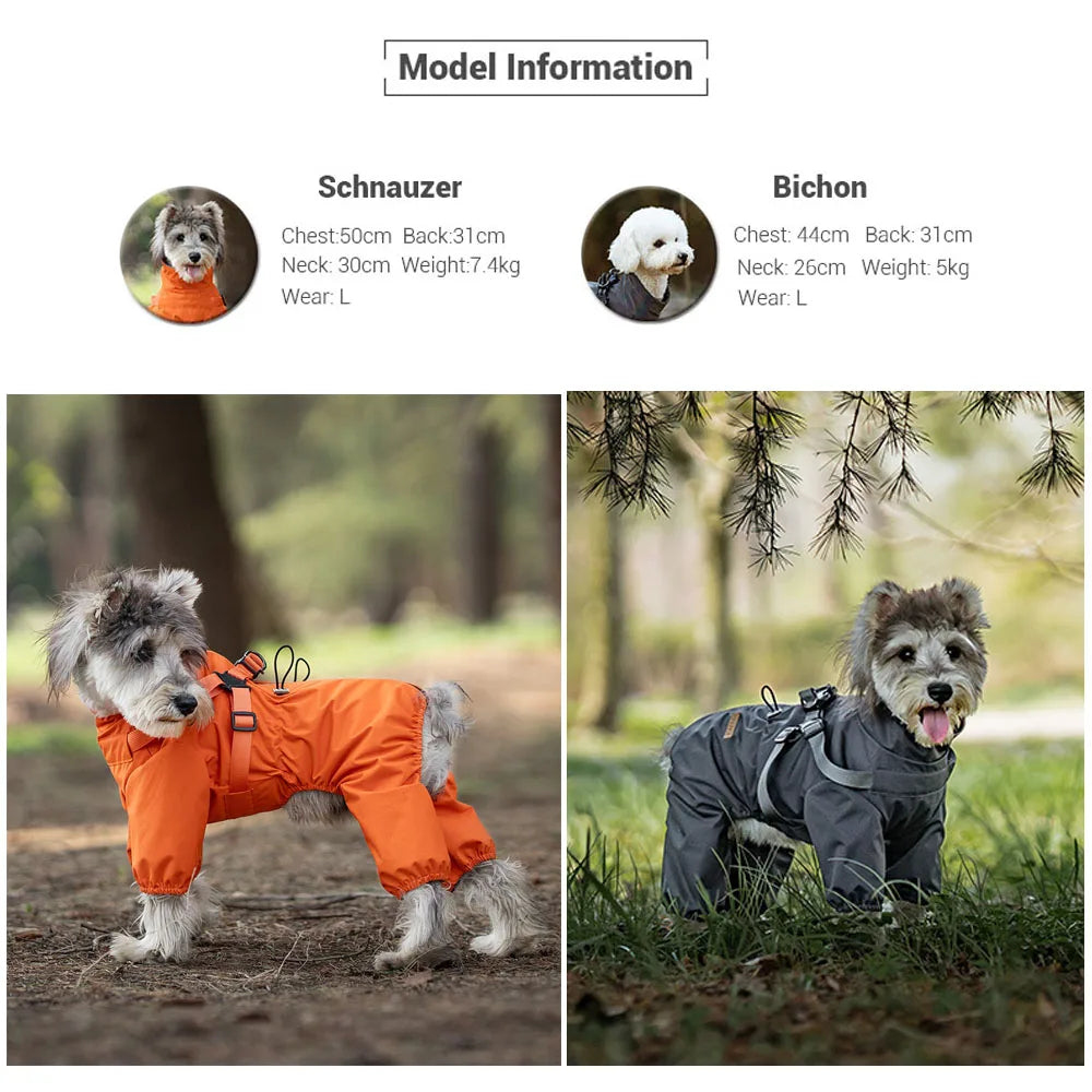 Waterproof Raincoat with Harness
