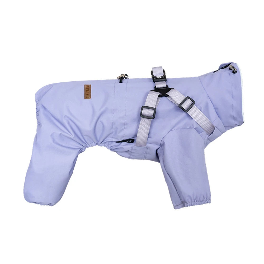 Waterproof Raincoat with Harness