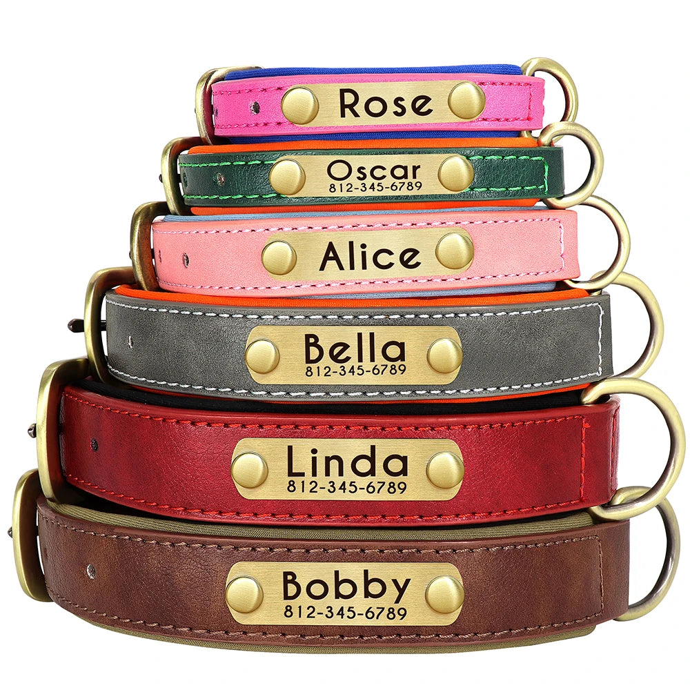 Custom PU Leather Collar