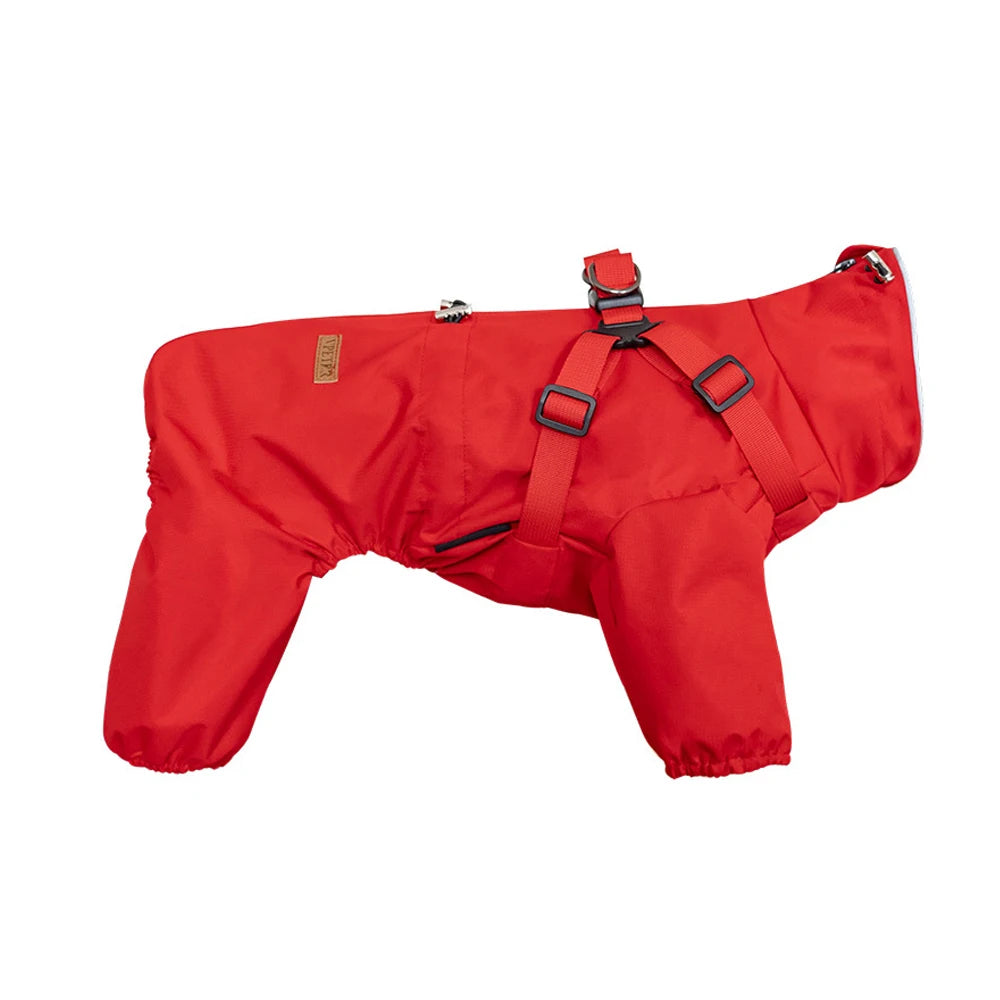 Waterproof Raincoat with Harness