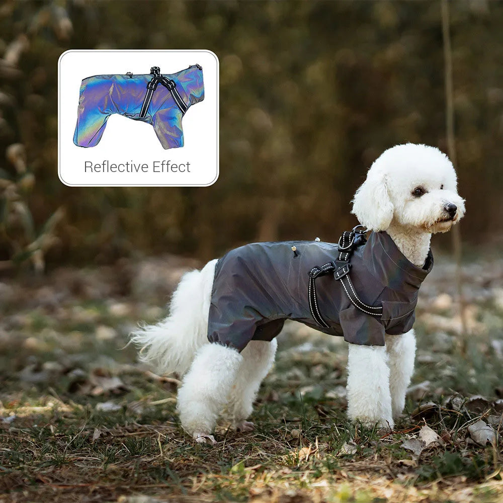 Waterproof Raincoat with Harness