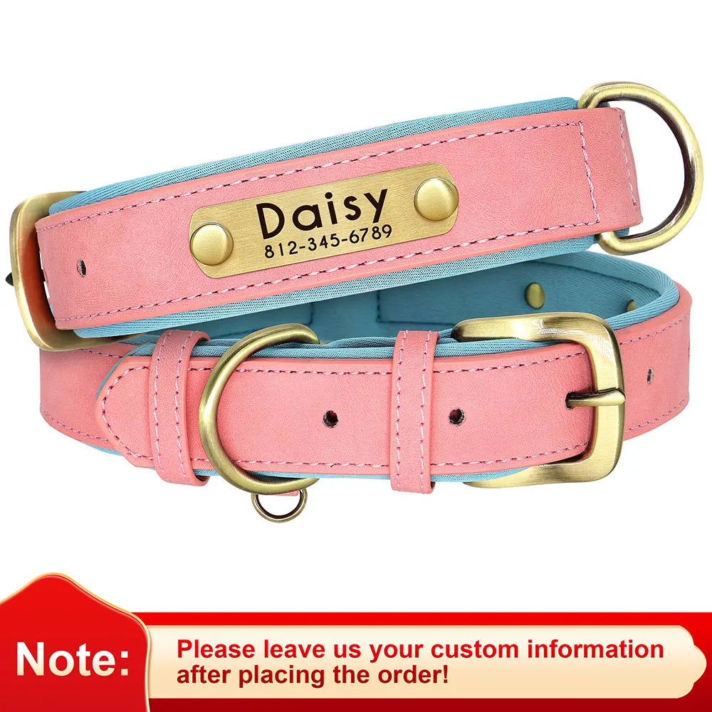 Custom PU Leather Collar
