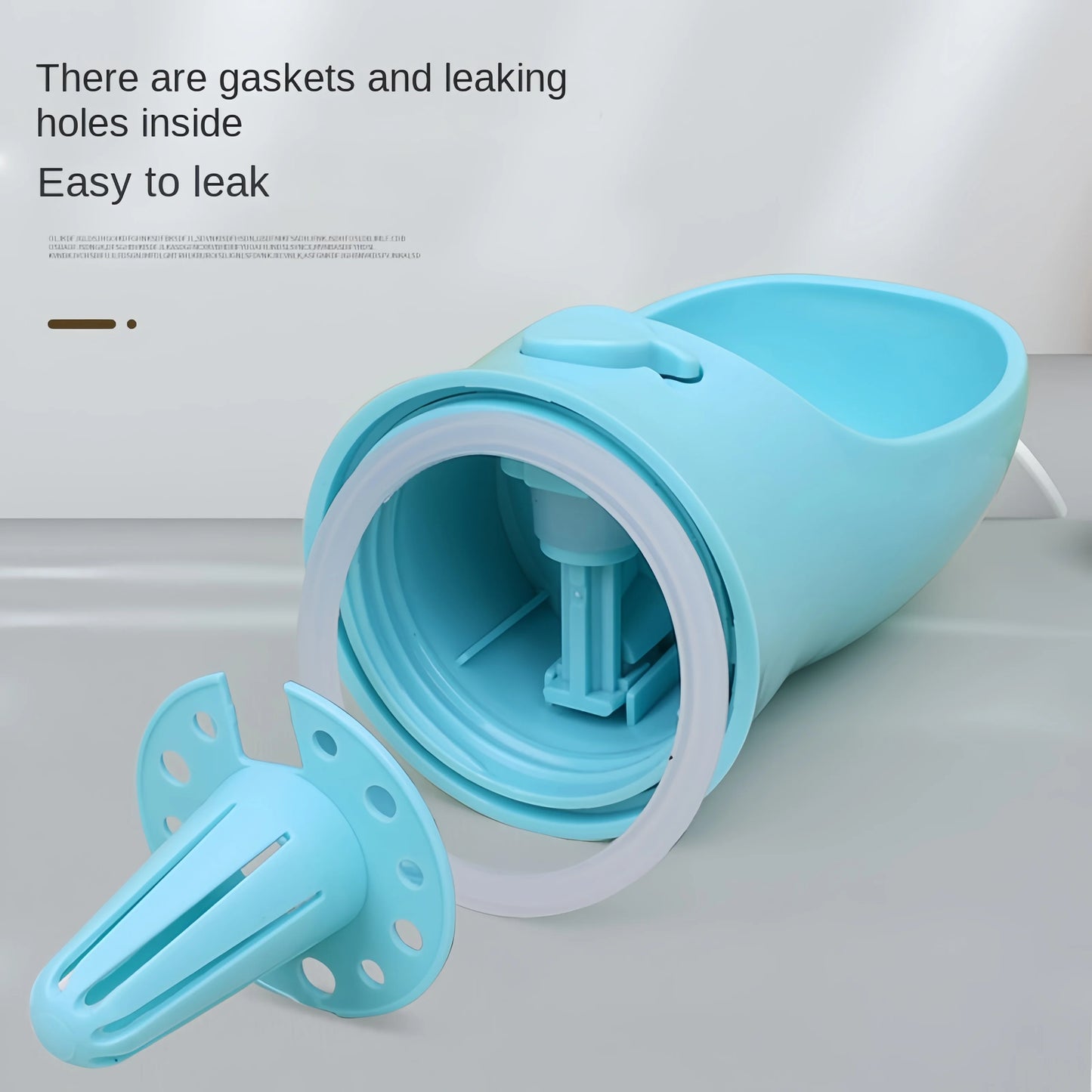 Portable Water Bottle with Food Container