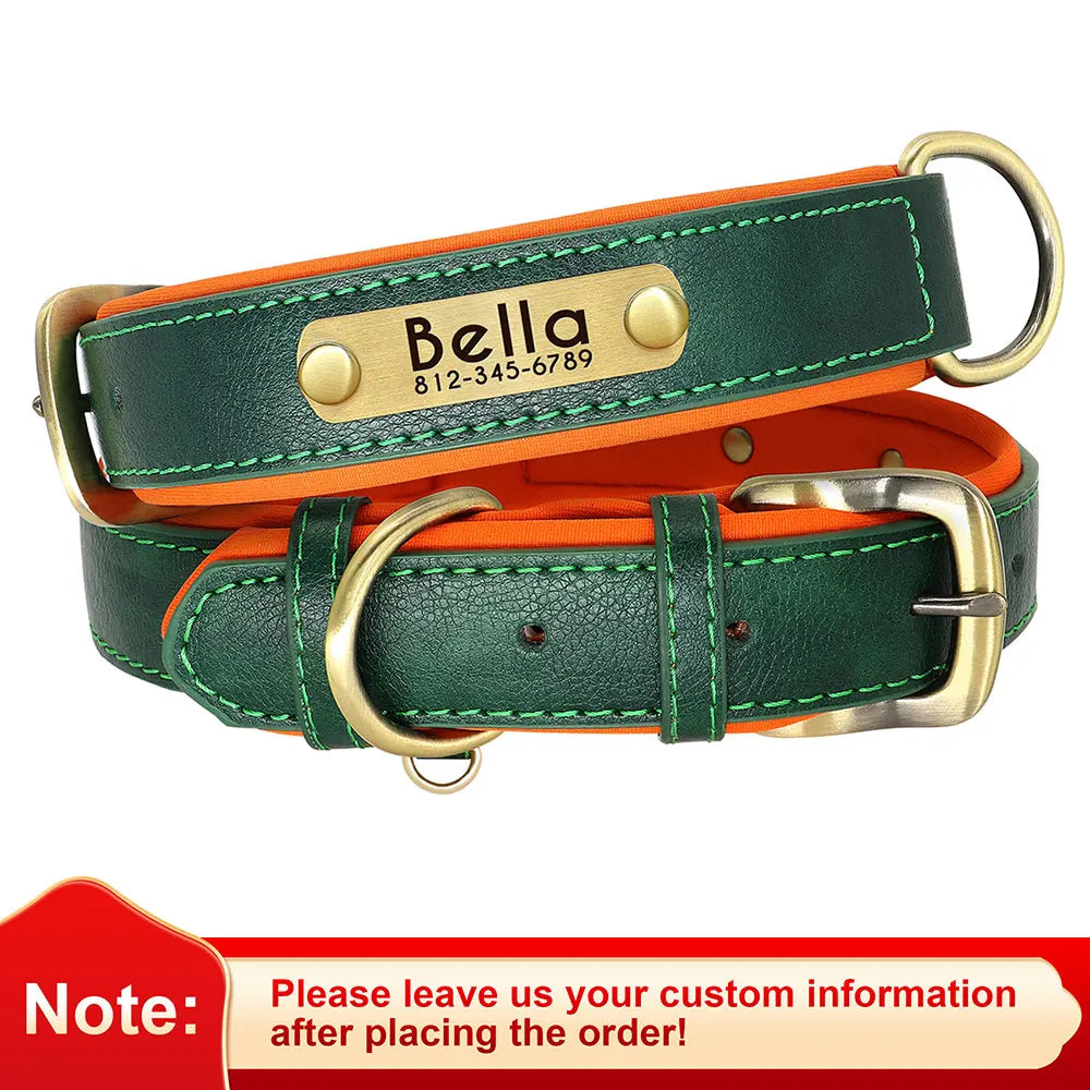 Custom PU Leather Collar