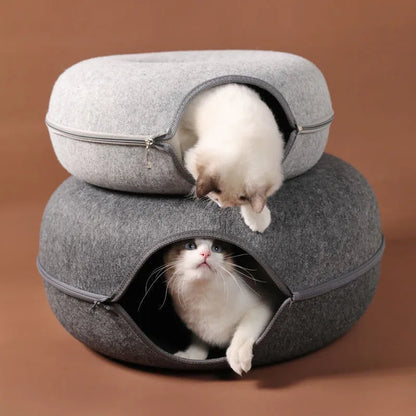 Interactive Tunnel Indoor Felt Cat House