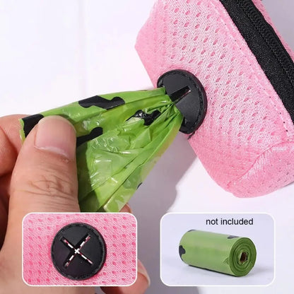 Colorful Mesh Dog Waste Bag Dispenser