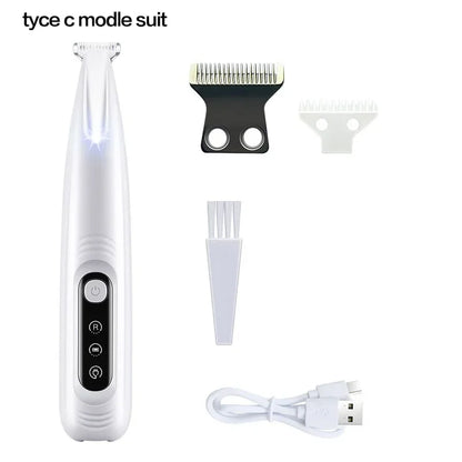 LED Dog Paw Trimmer Waterproof Clippers
