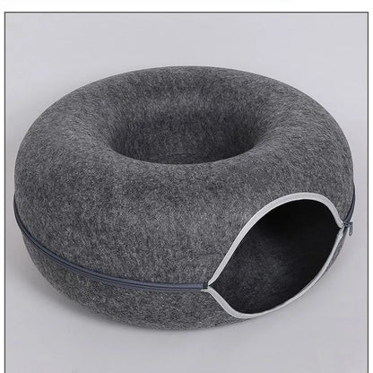 Interactive Tunnel Indoor Felt Cat House