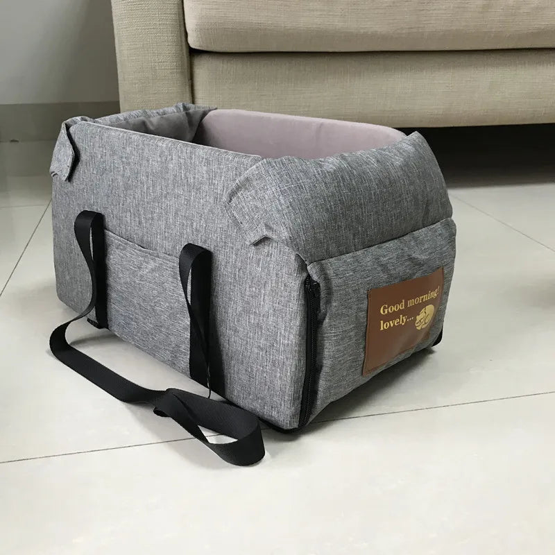 Portable Dog Car Seat Bed Carrier