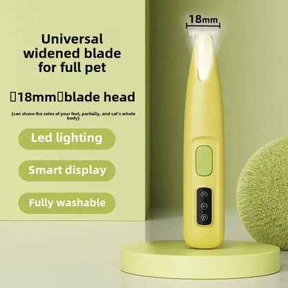 LED Dog Paw Trimmer Waterproof Clippers