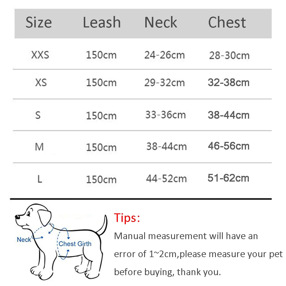 Adjustable Nylon Harness Leash Set