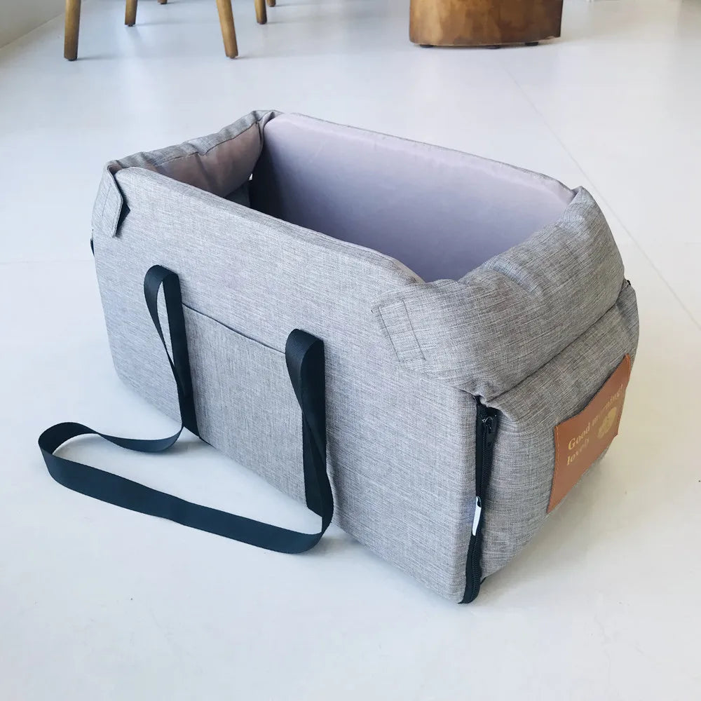 Portable Dog Car Seat Bed Carrier