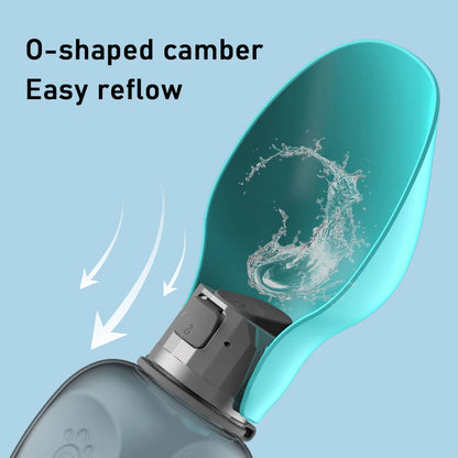 Foldable 800ml Water Bottle