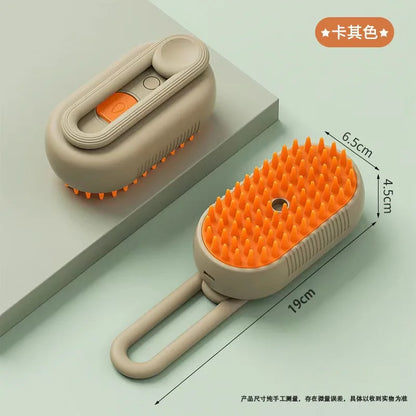 3-in-1 Pet Steamy Brush