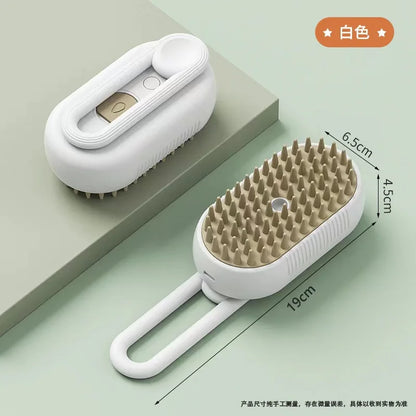 3-in-1 Pet Steamy Brush