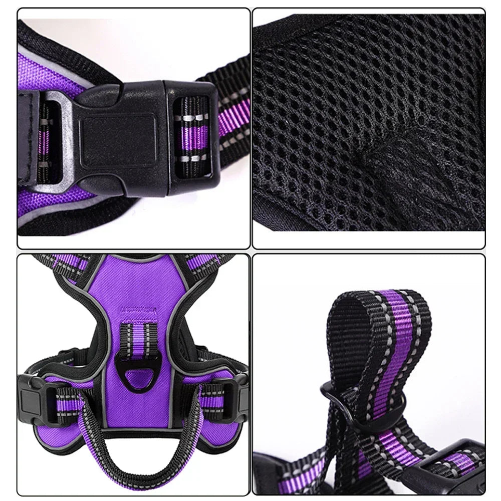 Adjustable Reflective Nylon Harness Vest