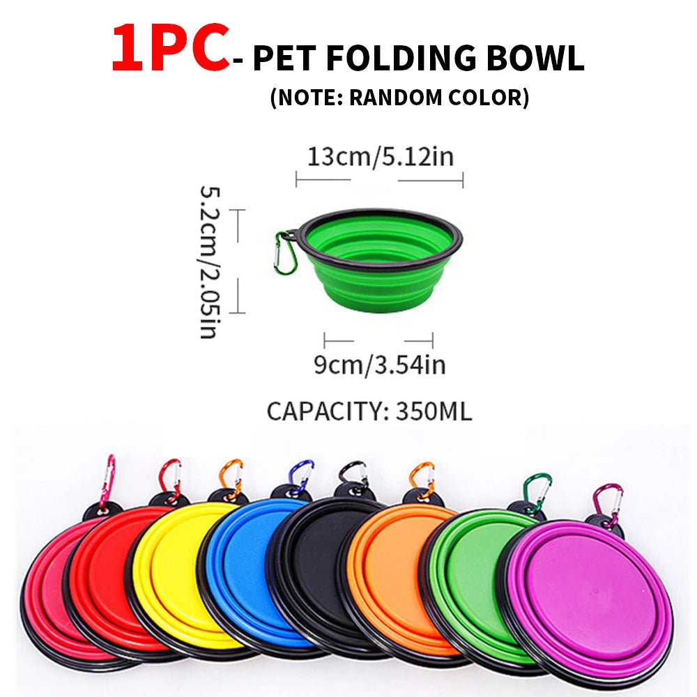 1-Piece Foldable Dual Bowl