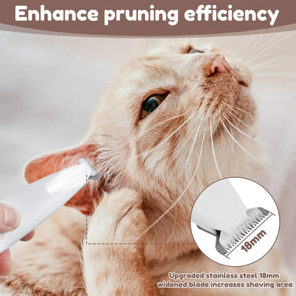 LED Dog Paw Trimmer Waterproof Clippers
