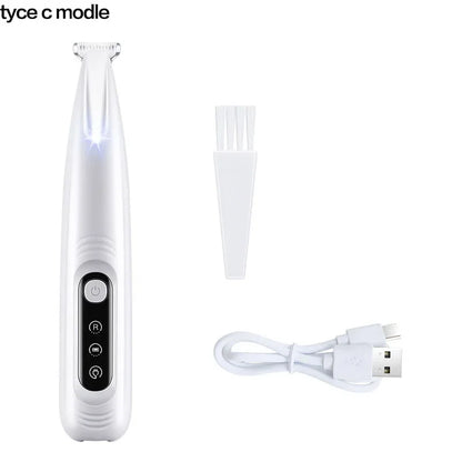 LED Dog Paw Trimmer Waterproof Clippers