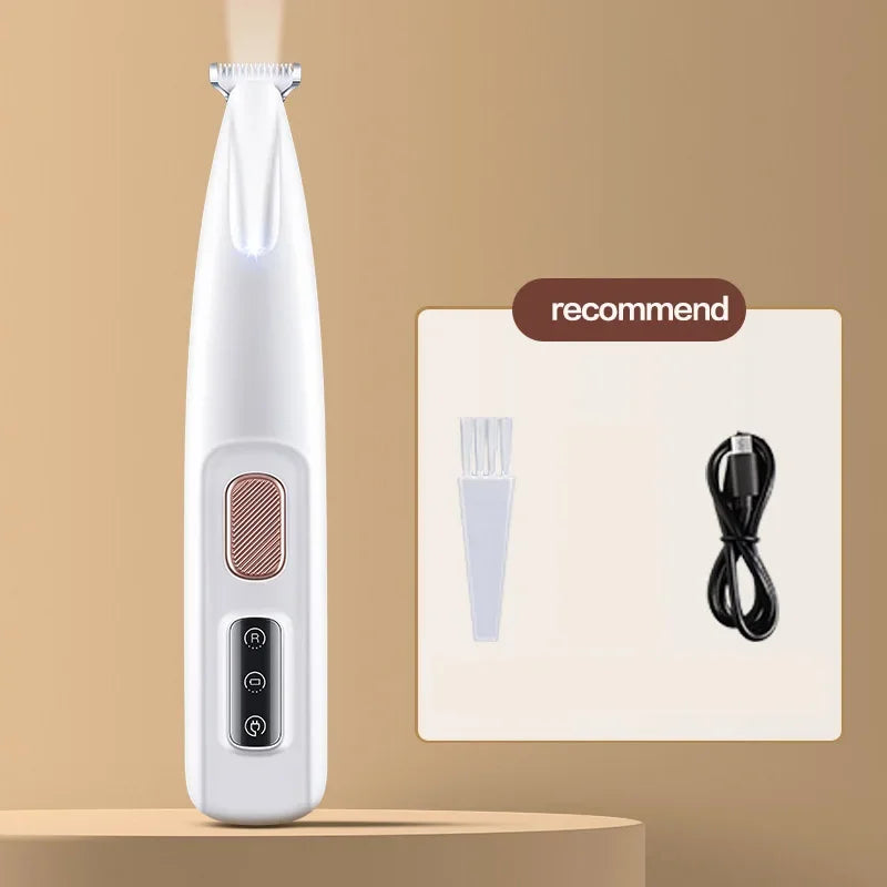 LED Dog Paw Trimmer Waterproof Clippers