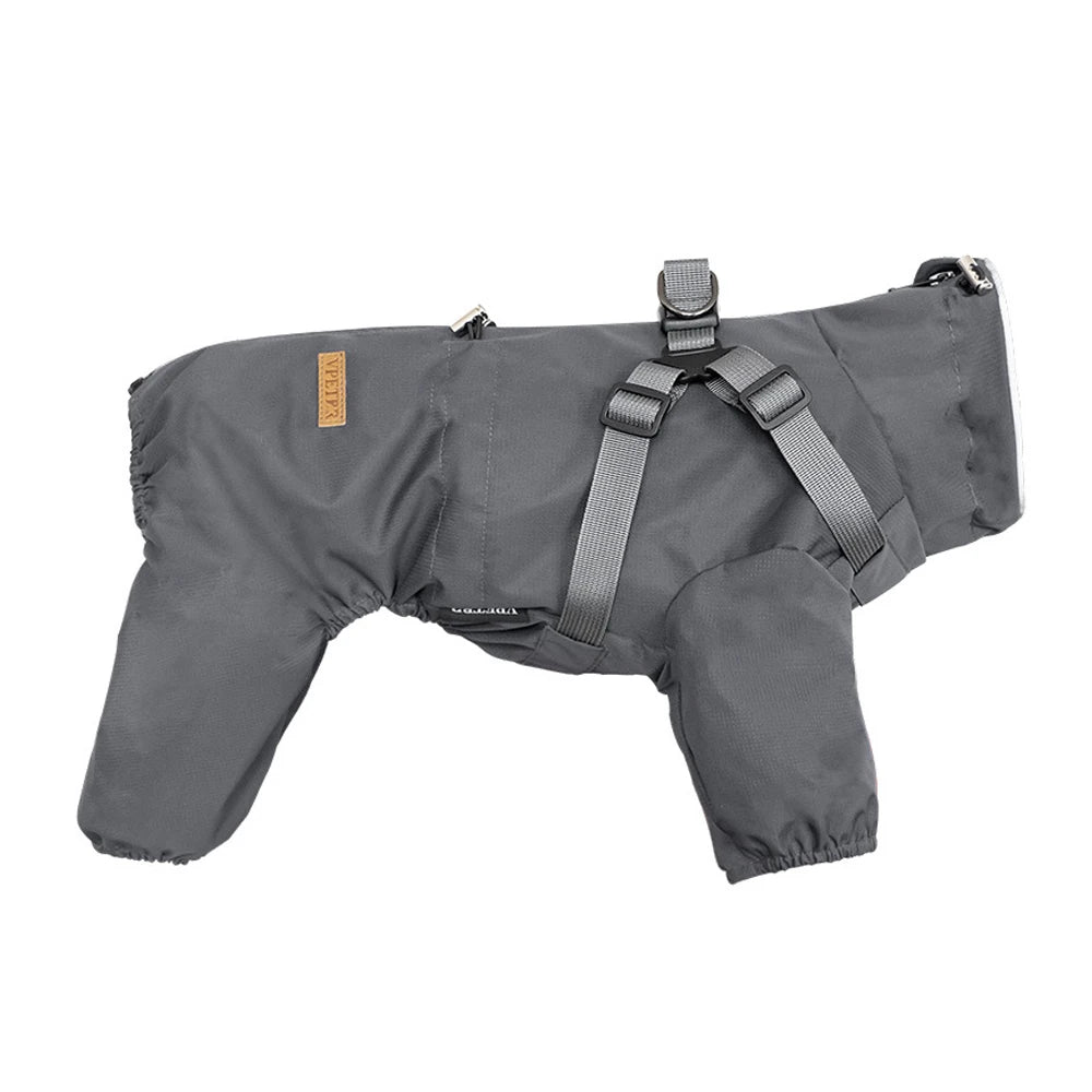Waterproof Raincoat with Harness